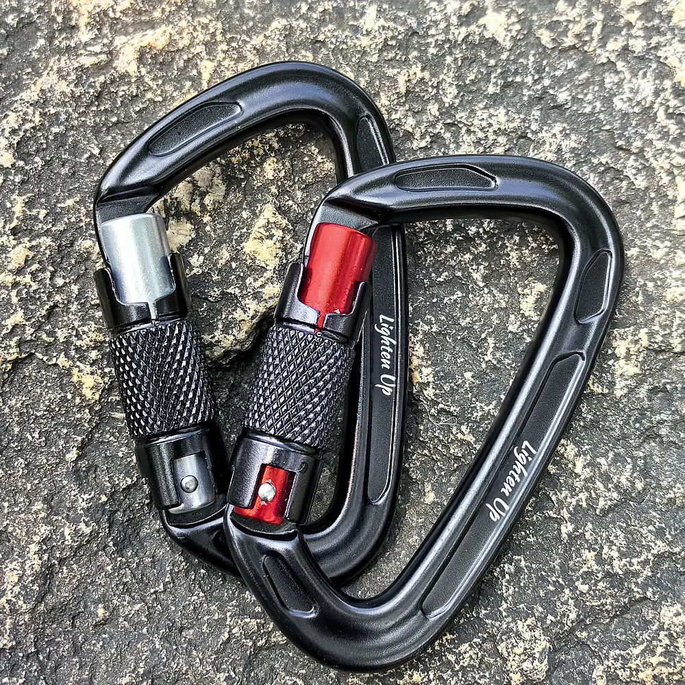 Carabiner Rock Climbing Mountain Landing 30kN High Altitude Operation Equipment Outdoor Aluminum Alloy Safety Buckle Hook