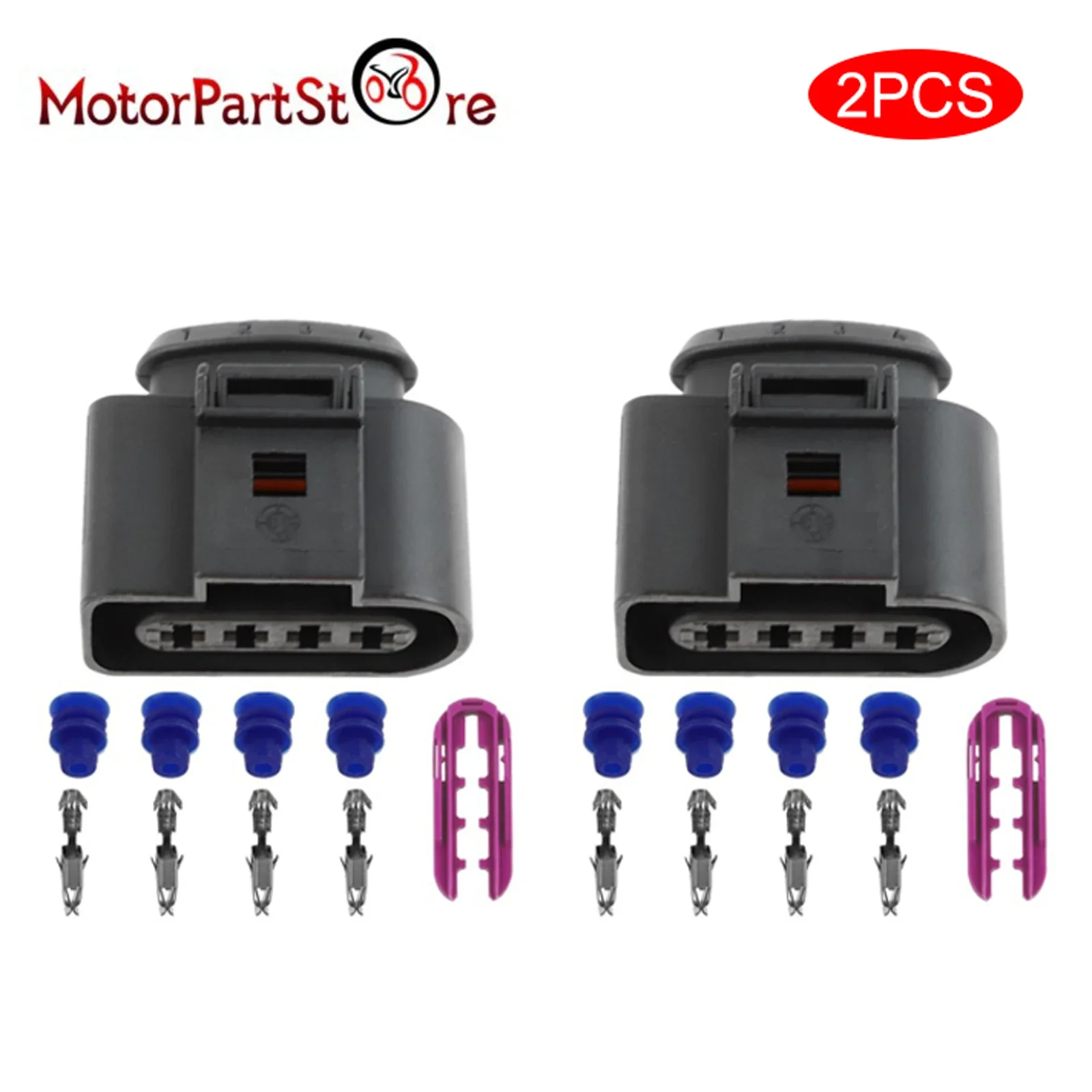 점화 코일 커넥터 하네스 플러그 VW Passat Jetta Golf Beetle Audi A3 A4 A5 A6 A8 Q5 Q7 R8 S4 1J0973724