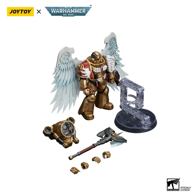 [متوفر] JOYTOY Warhammer 40K عمل الشكل 1/18 ملائكة الدم الحرس الصليبي مع الفأس السنجرة لعبة مجسمة عسكرية الأولاد هدية