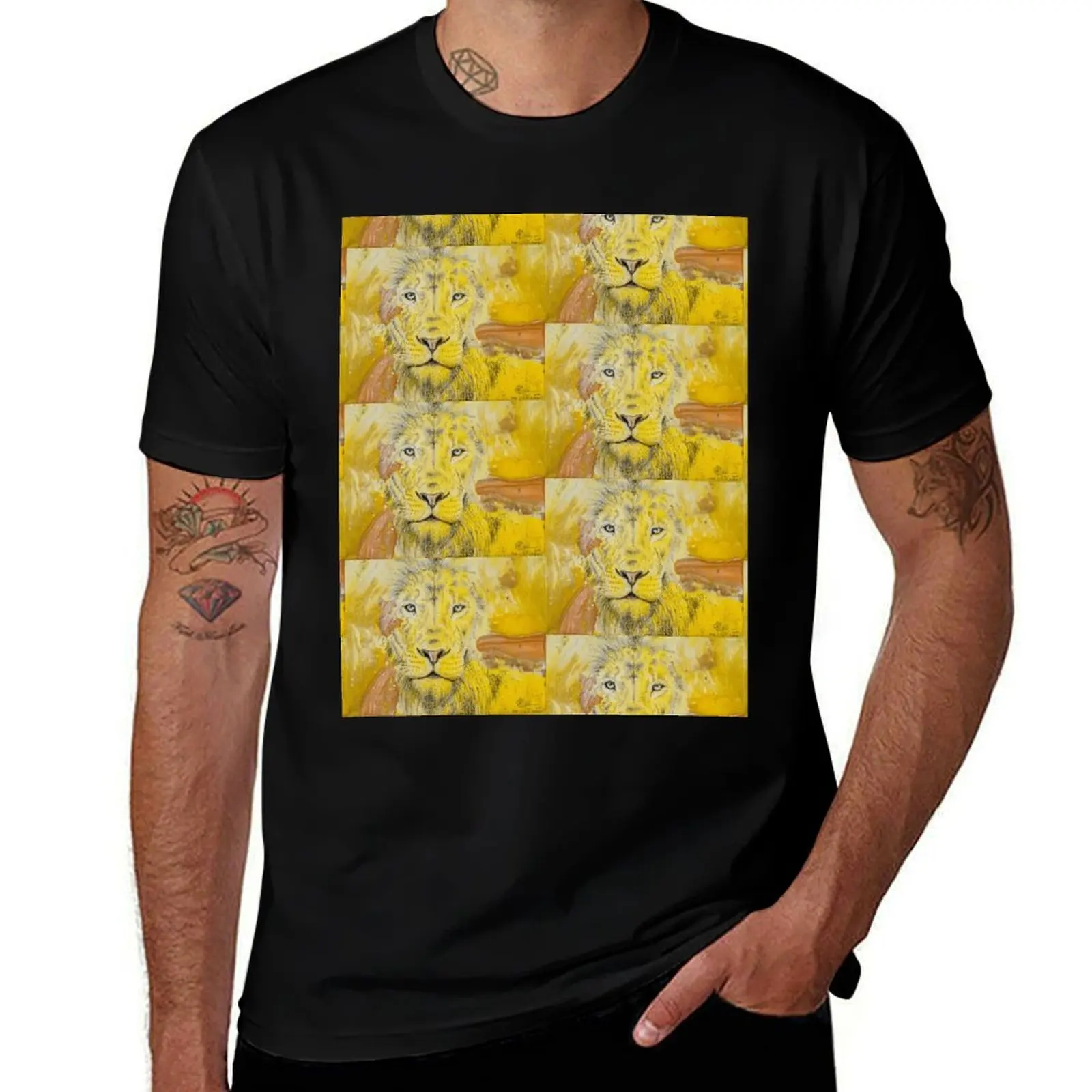 

Lion Face T-Shirt man tshirt man t shirt designer