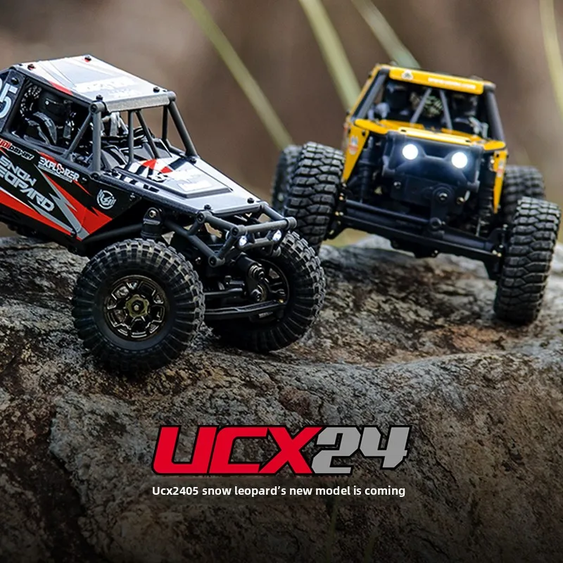 NEW UDIRC UCX24 UCX2405 1/24 RC Crawler Brushless/Brushed Motor 4WD Mini Rock Crawler 3-Speed Transmission RTR Car Toys