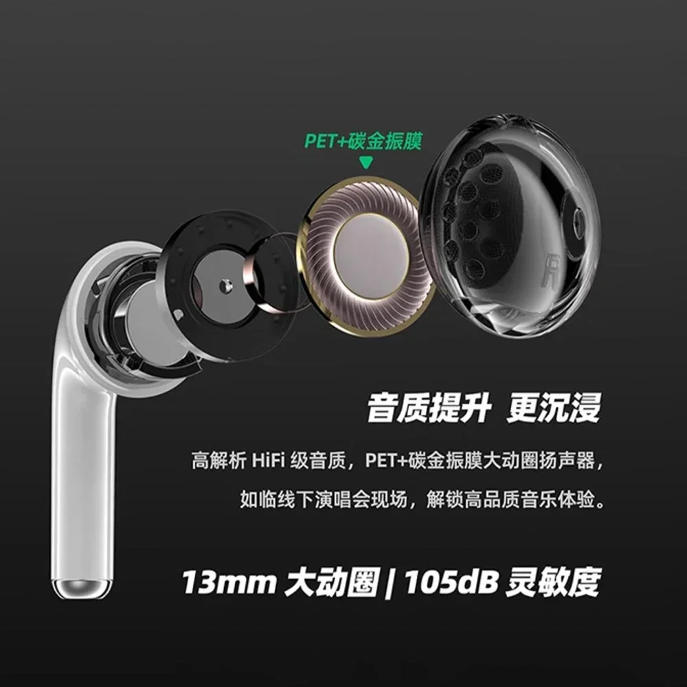 Meizu Pandaer PASA Radar 1S Wireless Gaming Headset Waterproof Noise Reduction HIFI Earbuds Long Endurance PC Accessories