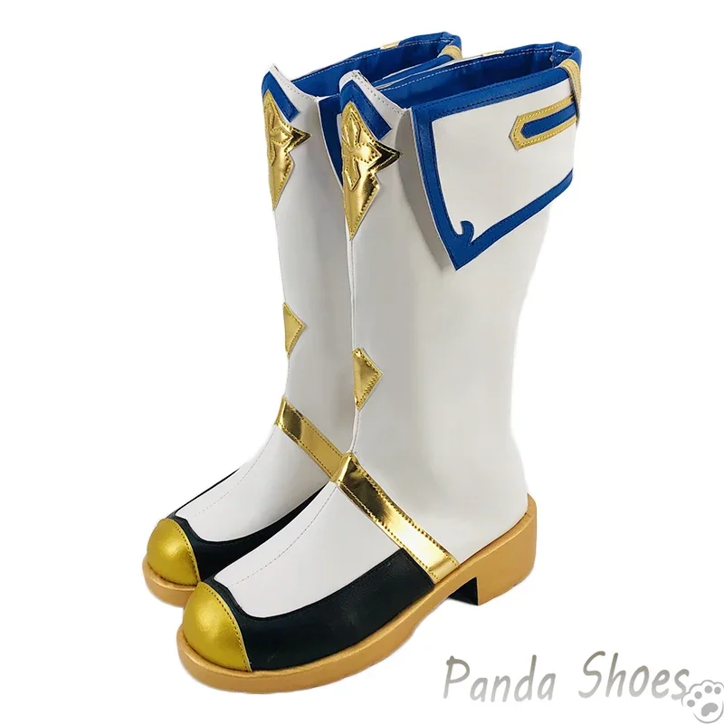 Genshinimpact Sucrose Cosplay Shoes Anime Game Cos Long Boots Game Sucrose Cosplay Costume Prop Shoes for Halloween Party