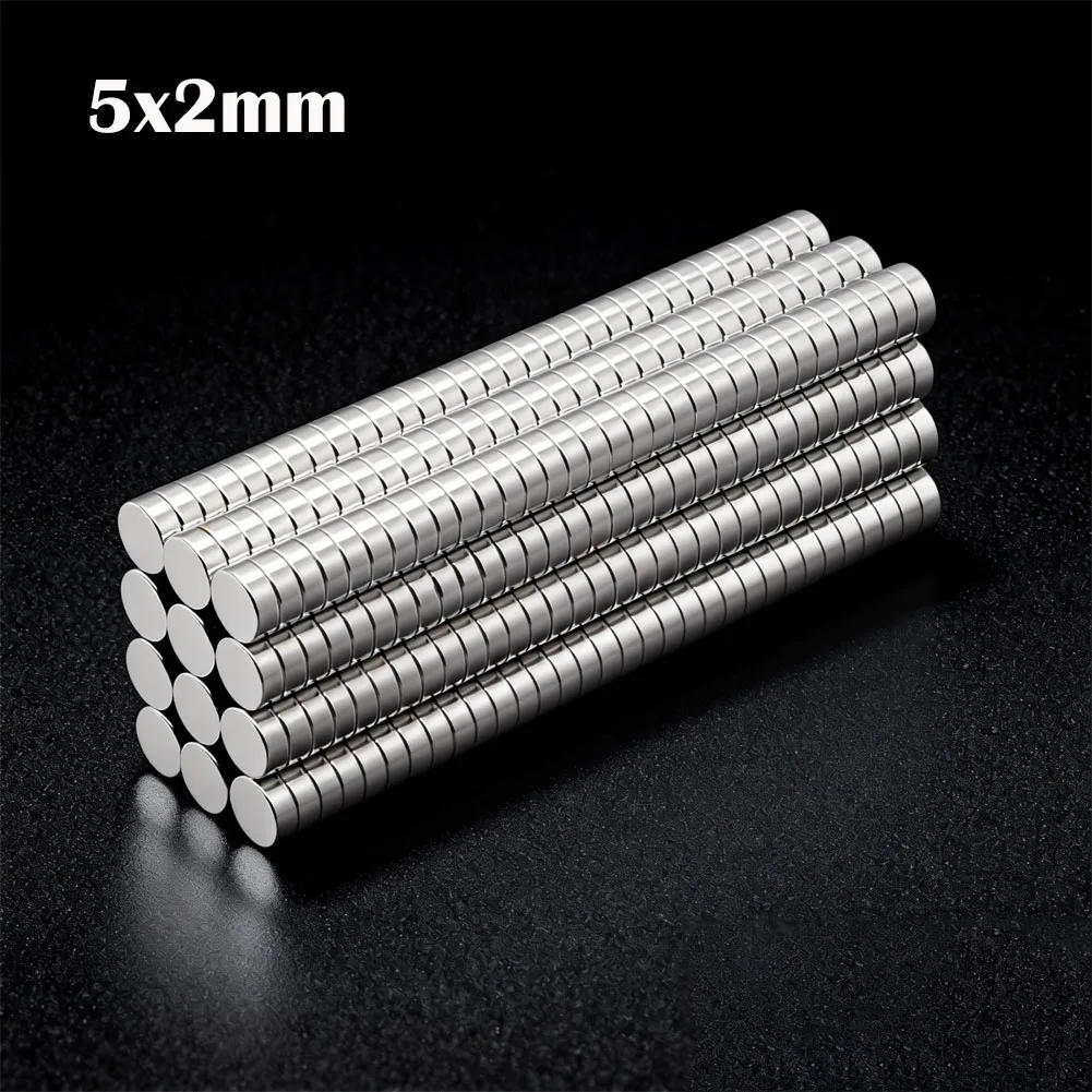 10-200Pcs 5x2mm Super Powerful Round Magnet Neodymium Magnets  N35 NdfeB Strong Magnet Permanent Magnetic Imanes Magnetic Sheet