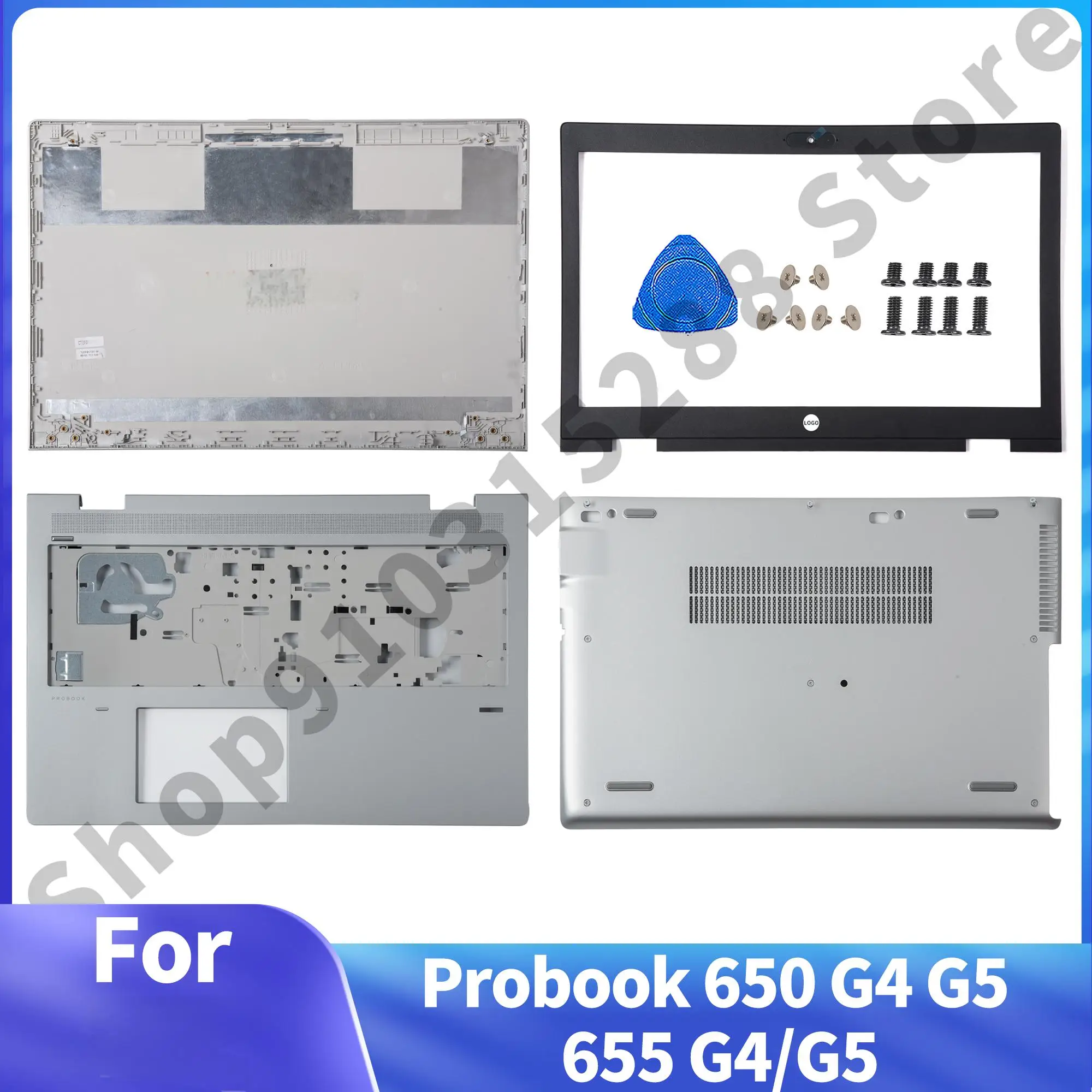 Probook LCDバックカバー、フロントベゼルヒンジ、パームレスト、ボトムケース、トップ、リアリッド、650、g4、g5、655、g4、g5、L09575-001、L09579-001