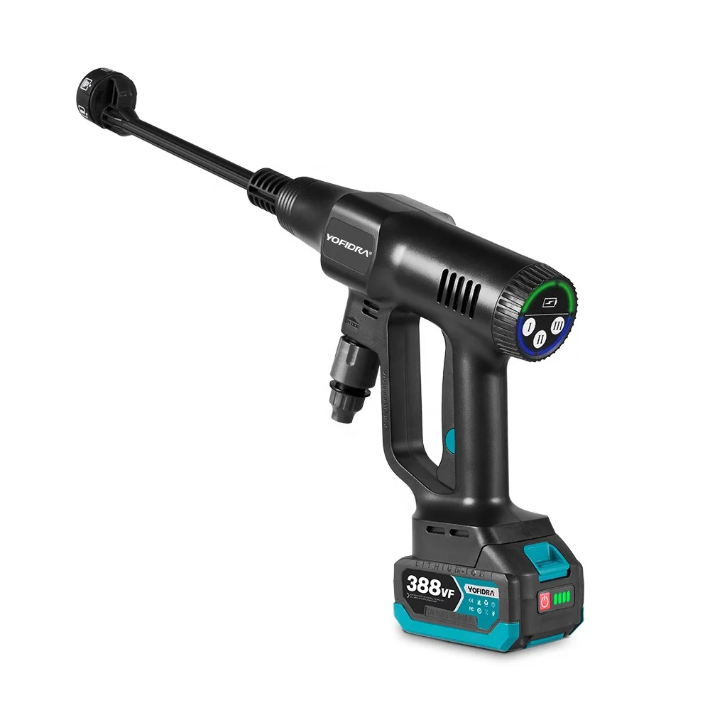 Yofidra 200Bar Brushless High Pressure Car Washer Water  6 in 1 Cleaning Garden Washing Wash Spray