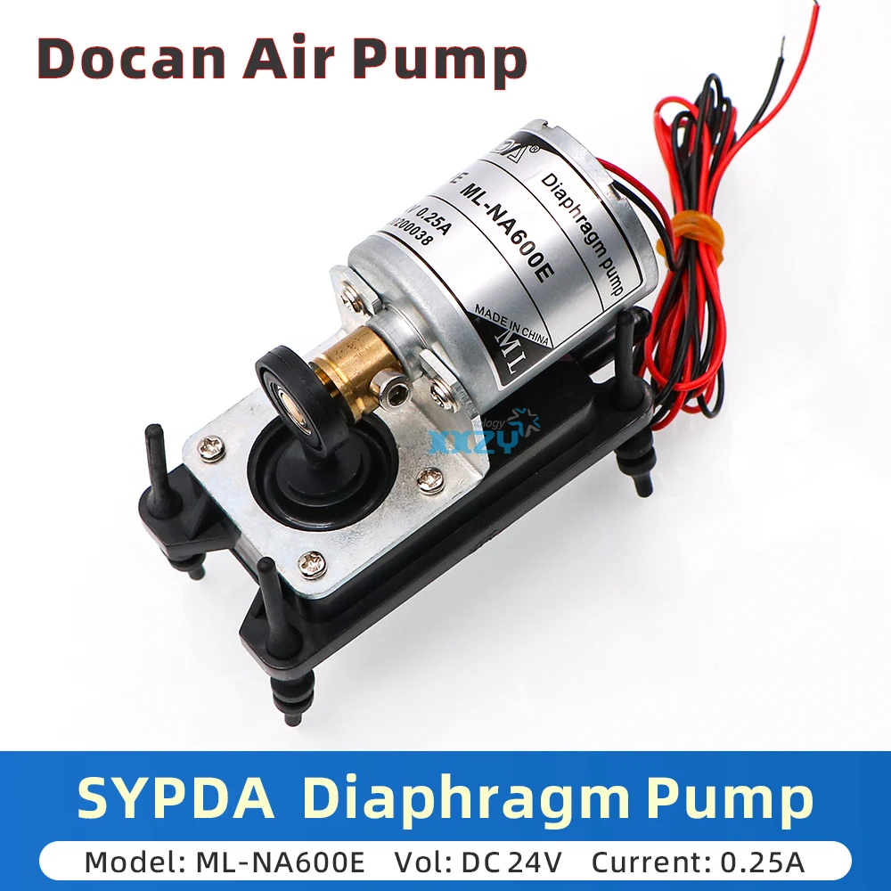 SYPDA Air Pump For Docan UV Flatbed Printer ML-NA600E Vacuum Pump 24V DC 0.25A Negative Pressure Pump