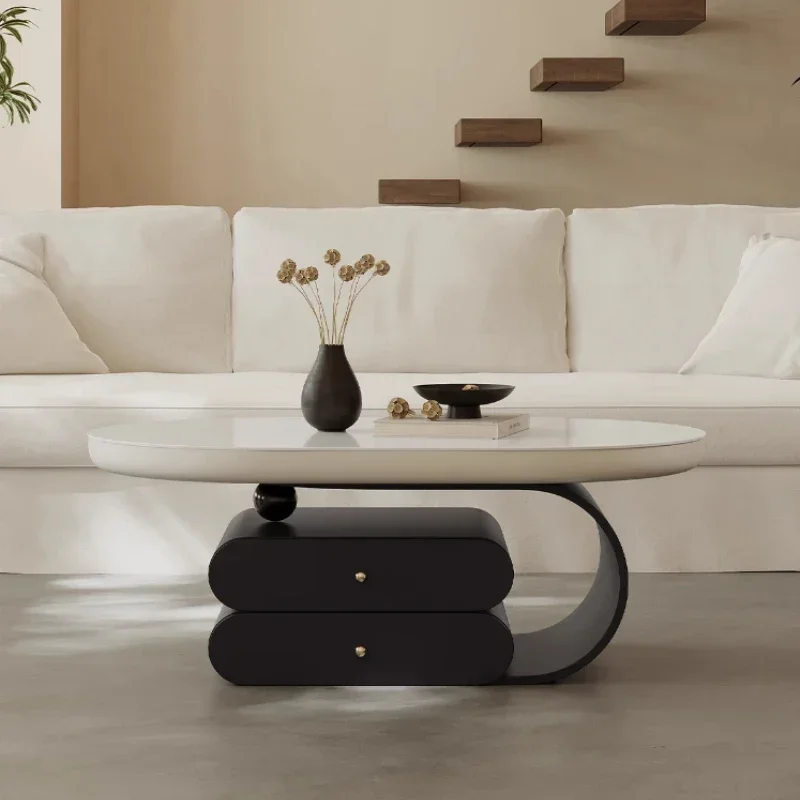 Coffee Table Aesthetic Storage Drawer Space Saving Coffee Table Living Room Furniture