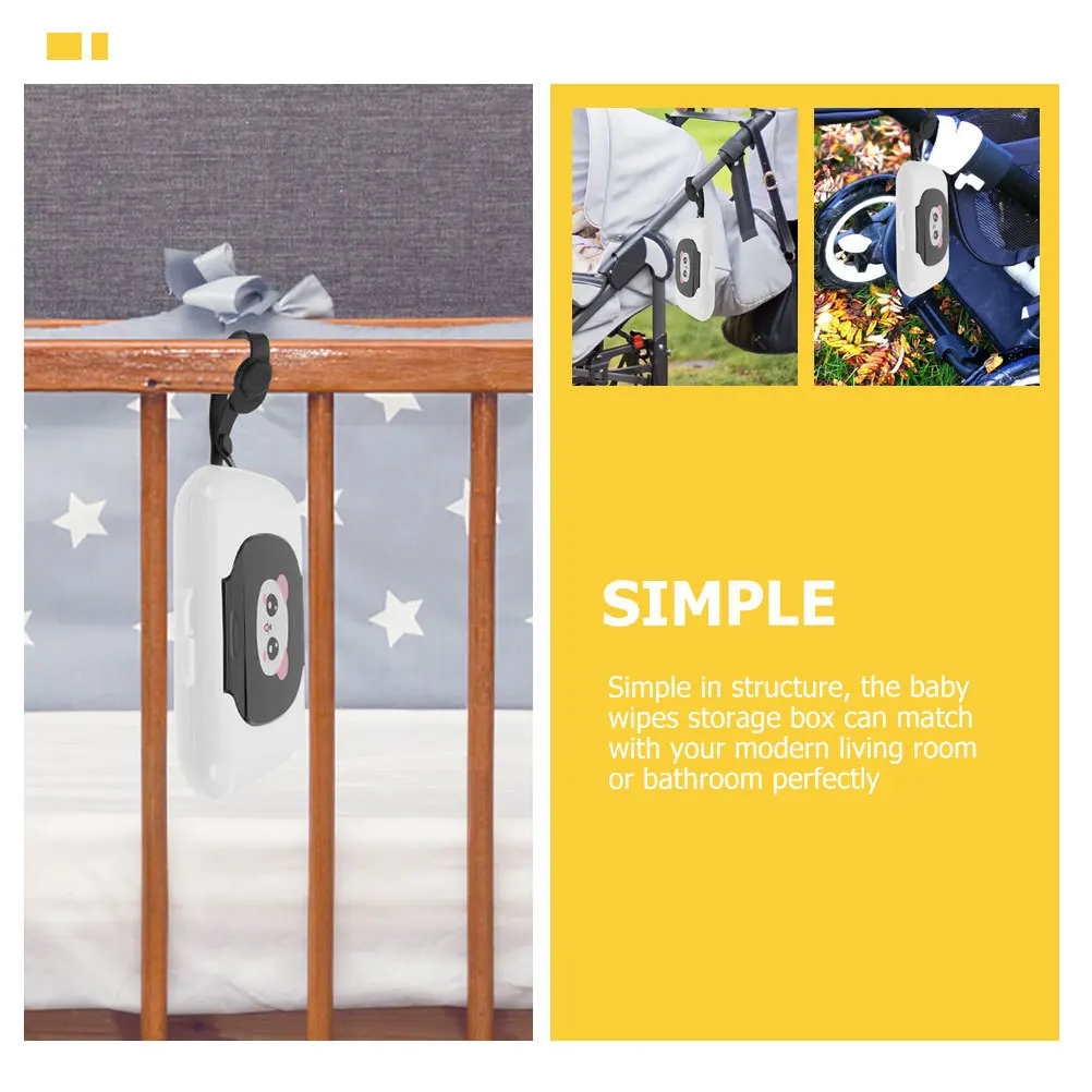 Étui pour lingettes de voyage, 2 pièces, porte-lingettes Durable pour bébé, pour berceau, poussette, Design moderne, organisateur de mouchoirs humides, porte-lingettes pour bébé