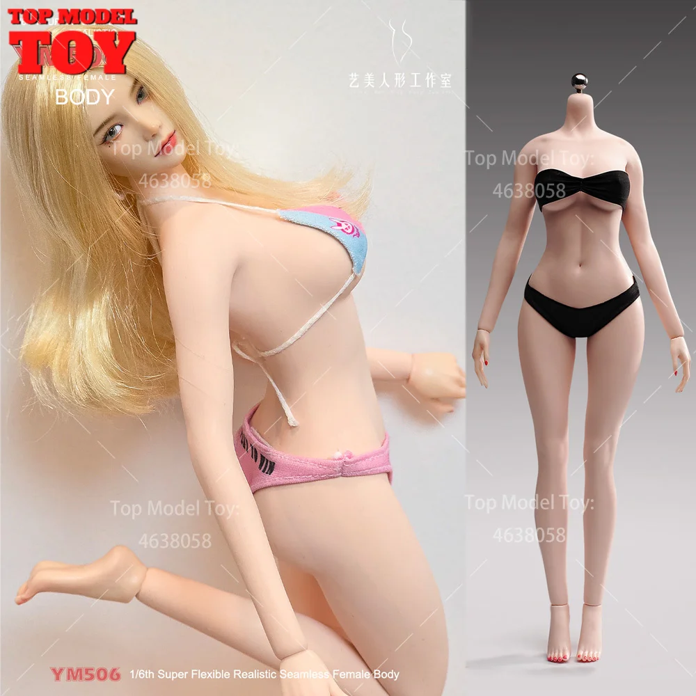 

YM506 Масштаб 1/6, супермягкое подвижное бесшовное тело с физиологическими деталями, 12 дюймов, гибкая фигурка женщины-солдата, куклы