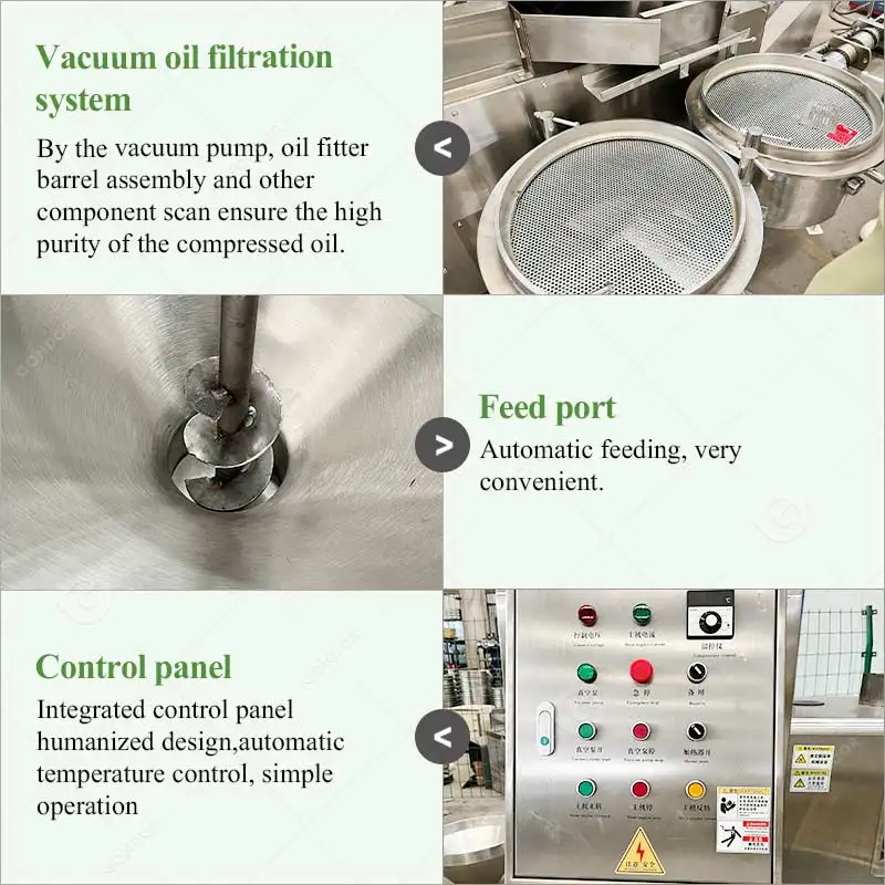 Virgin Coconut Multifunktionales Kochen Macadamia Master Oil Make Presser Extraction Machine Automatische Philippine