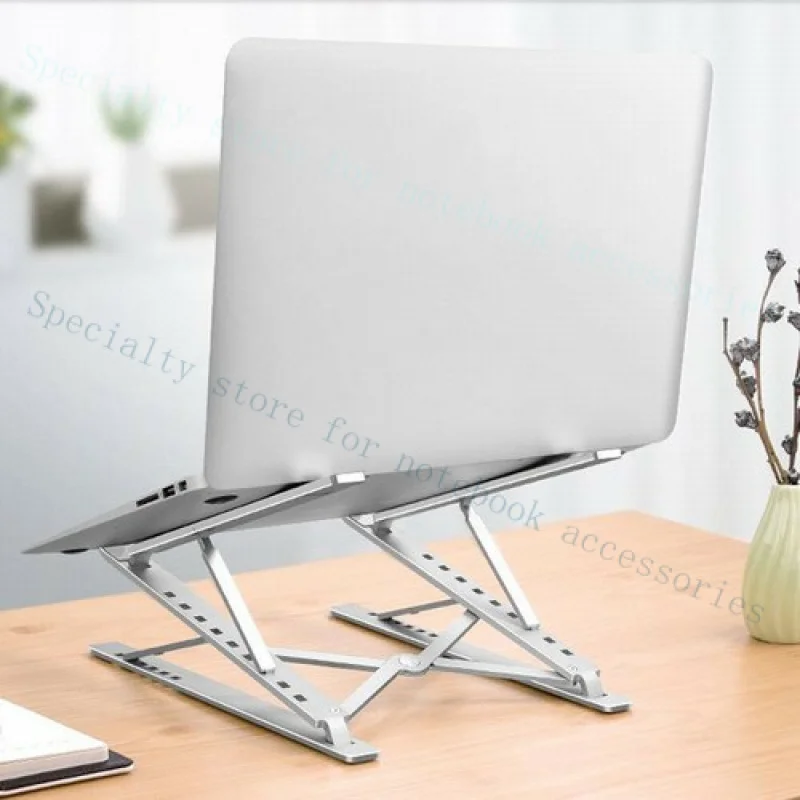 A+ Portable Aluminum Laptop Stand Height Adjustable Cooling Holder Foldable Macbook