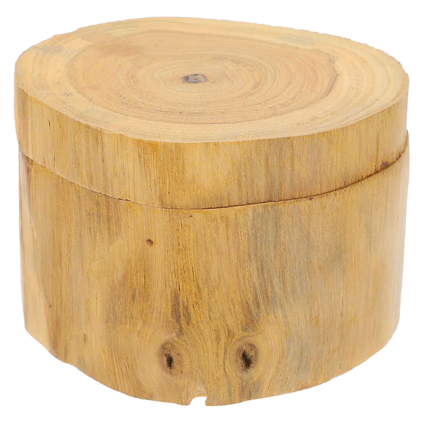 1 قطعة صندوق مجوهرات خشبي عتيق مستدير حاوية تخزين بتصميم إبداعي لملحقات أشتات درج مكتب غرفة النوم