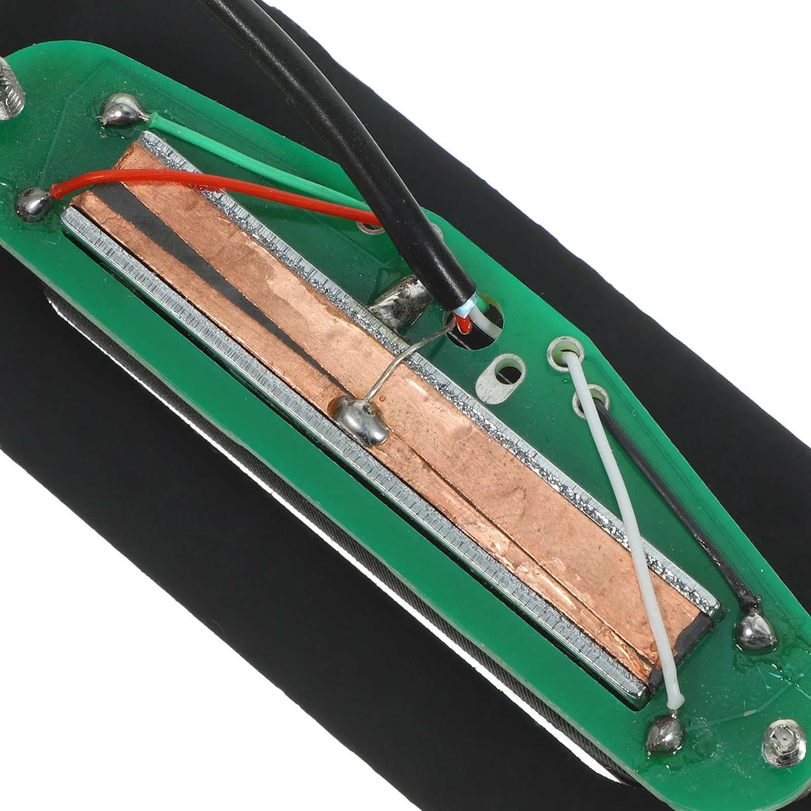 

Dual Rail Pickup Pre-Wired Magnetic Harness For 4-String Instruments Black Base Plate Surface Mount Folk Acoustic Electric