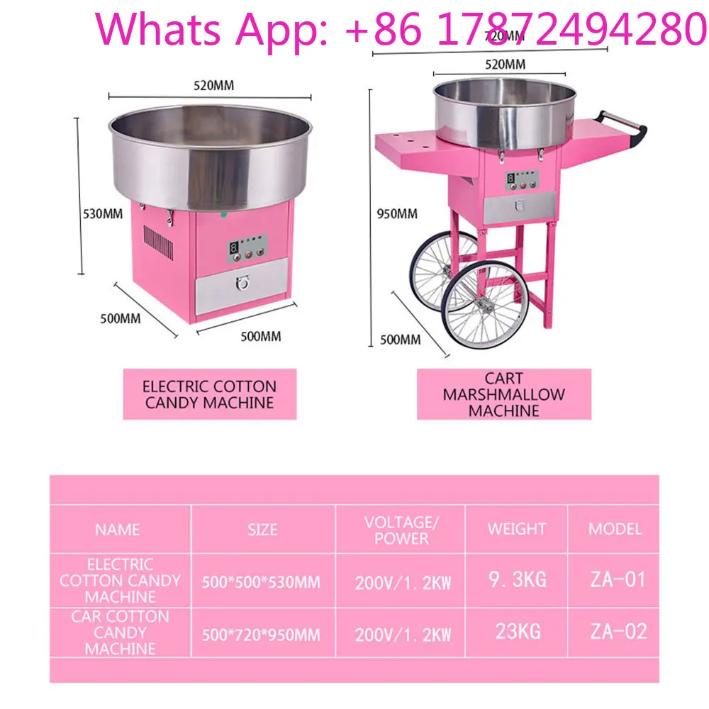 Stall Style Cotton Candy Machine Portable Commercial Marshmallow Making Device