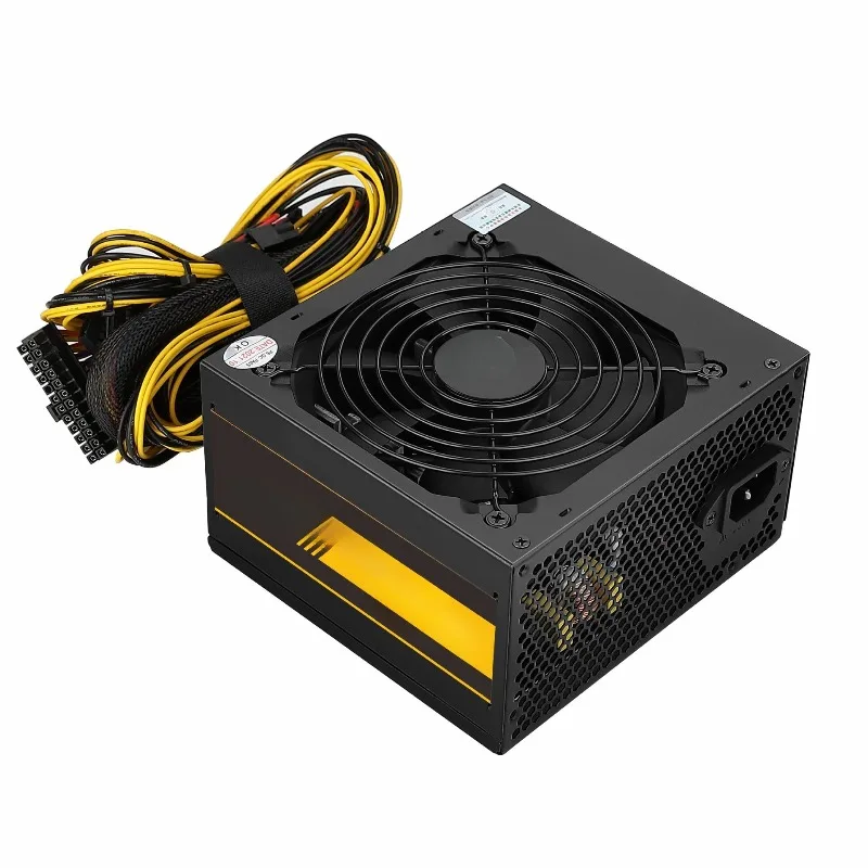 Desktop computer power supply Rated 750W Graphics card power supply 6 + 2x2, CPU power supply 4 + 4x2