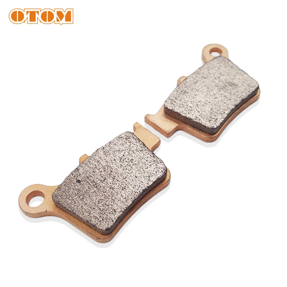 OTOM Motorcycle Front and Rear Brake Pads Copper Sintering Brake Lining For KAYO T4 T6 K6 GUIZUN MX6 KEWS K16 K18 Dirt Bike Moto