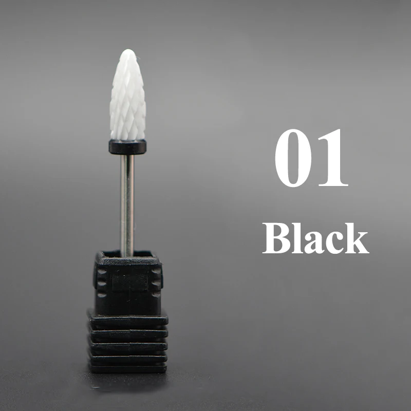 ABHU 네일 콘 팁 드릴 비트 전동 큐티클 클린 로터리 매니큐어 페디큐어 그라인딩 헤드 샌더 도구 1개