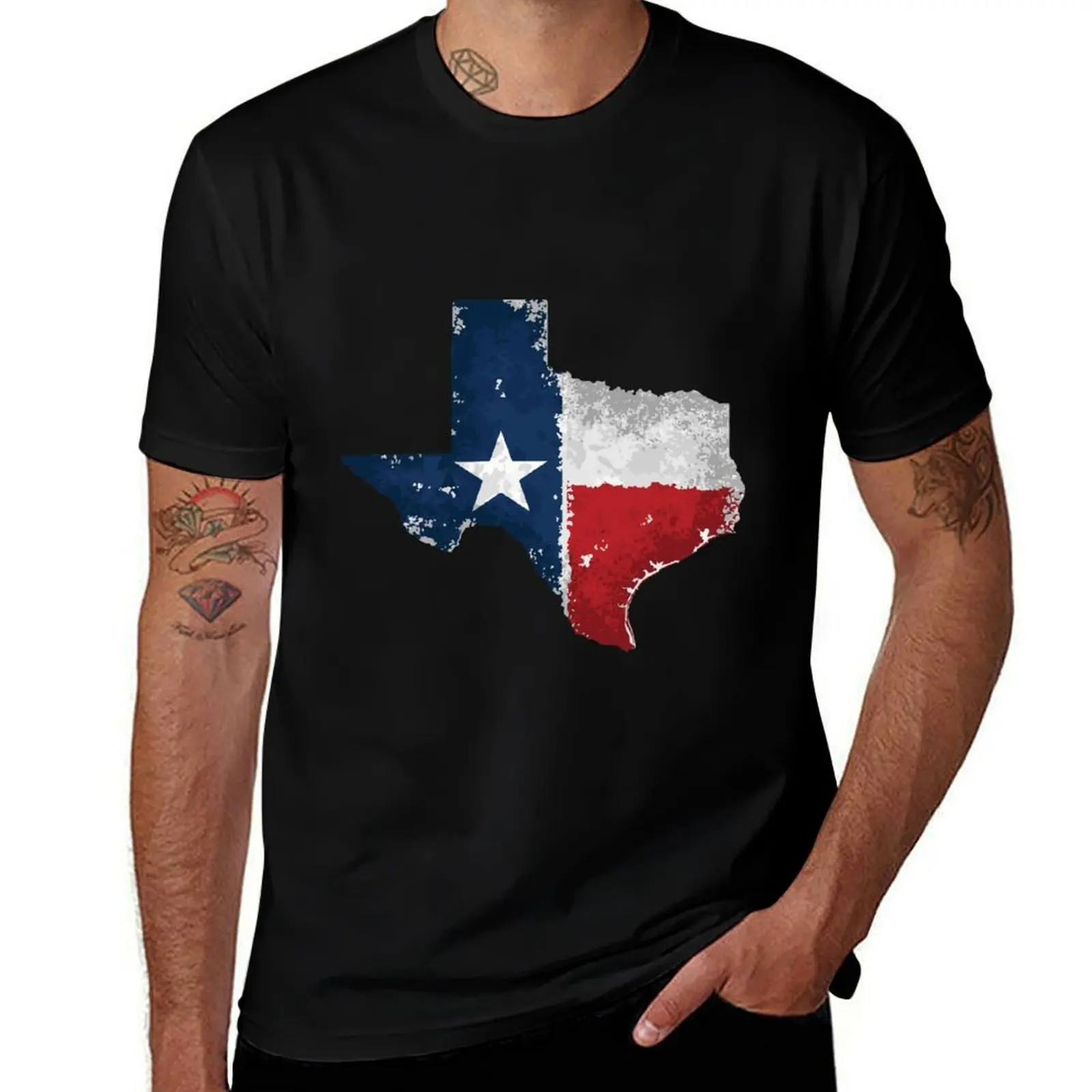Texas Vintage Mask,tshirt,Stickers T-Shirt man tshirt black cotton t-shirt plain for man package T-Shirt