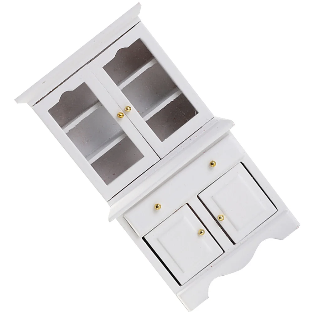 

Miniature Display Bookcase Model House Furniture Accessories Tiny Bookshelf