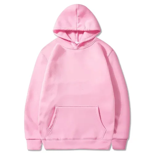 Marca masculina monocromática, rojo, negro, gris, rosa, top casual, sudaderas con capucha de hip-hop para hombres y mujeres, ropa deportiva, moda, otoño