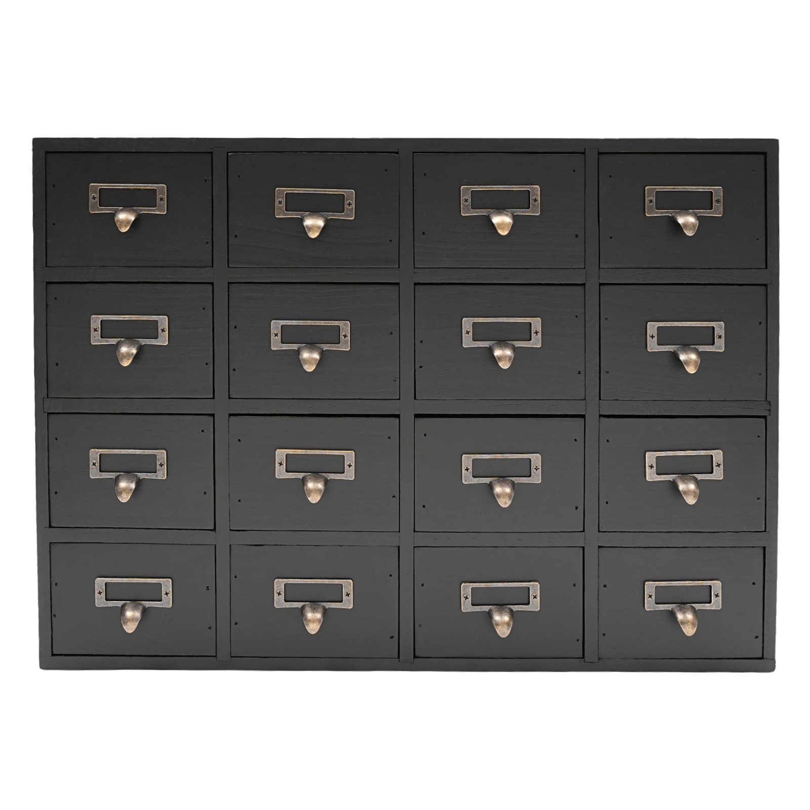 

16 Drawers Apothecary Cabinet, Apothecary Chests and Cabinets, Herb Storage Box, Wooden Desk Drawer Organizer