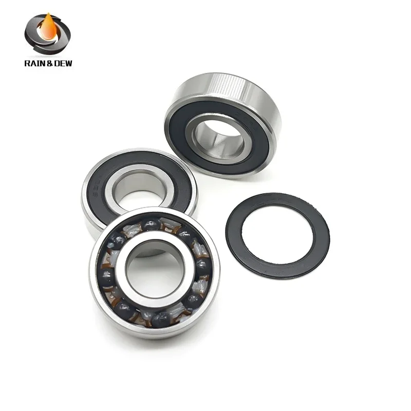 1PCS 6204RS CB 20X47X14 mm Hybrid Ceramic Bearing ABEC-7 Industry Motor Spindle 6204RS Hybrids Si3N4 Ball Bearings 6204RS
