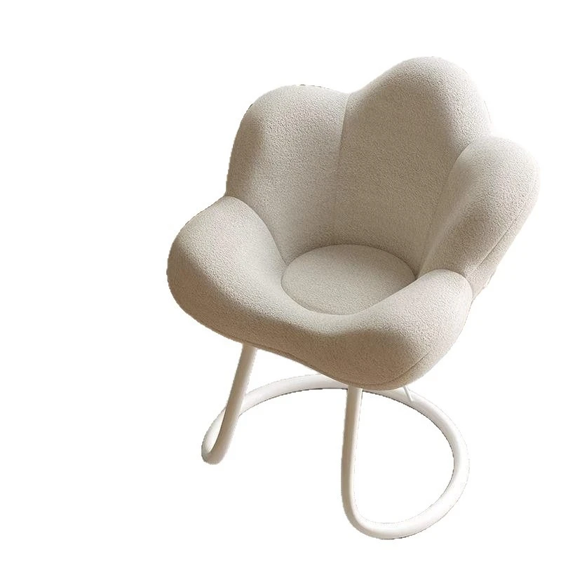 Internet celebrity makeup chair backrest dresser chair cream wind stool girls bedroom plum blossom chair rotatable manicure