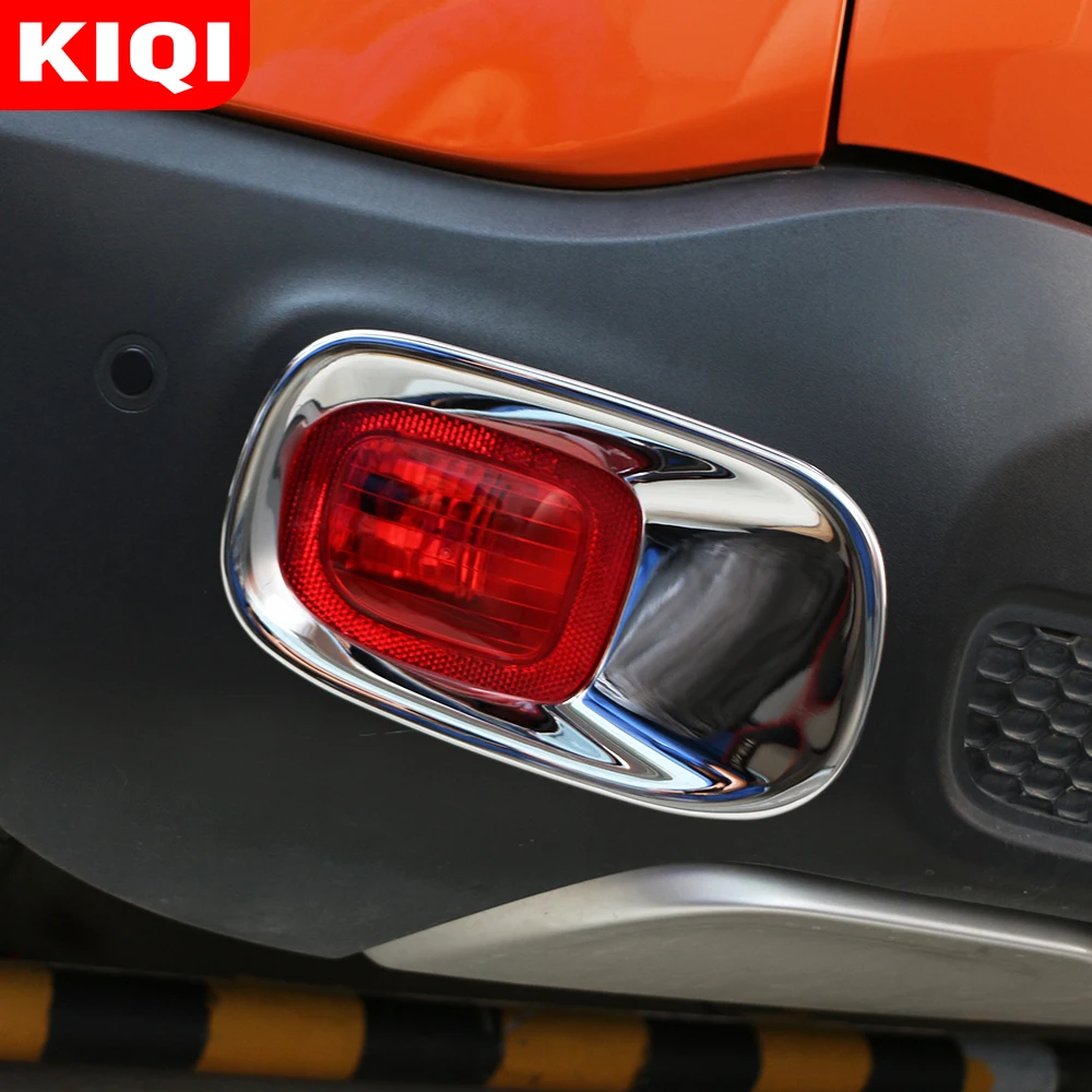 

Задняя противотуманная фара для Jeep Renegade 2014-2021, хромированные задние фасветильник из АБС-пластика, задние противотуманные светильник, крышки, рамка, отделка, стикеры, аксессуары