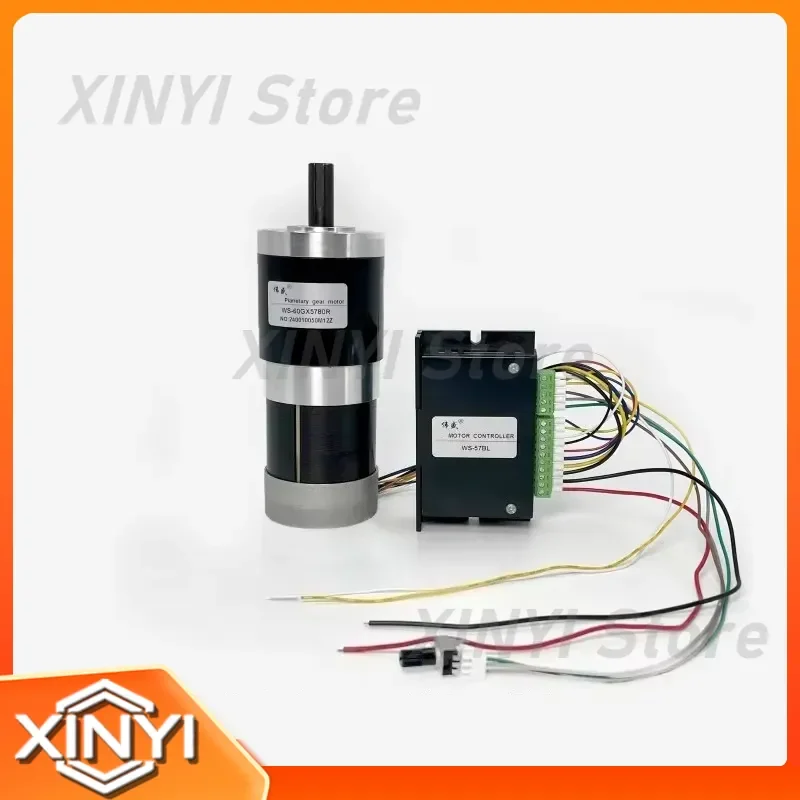 for 60GX5780R High Torque Brushless DC Motor 12V 24V 5-1400RPM 40-72W Adjustable Speed for Industrial Robotic Automation