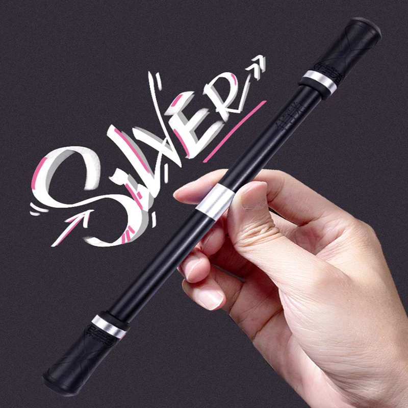 Kreativer Anti-Rutsch-Spinning-Stift – erwachsener Stressabbau, rotierender Gelstift, Studenten-Briefpapier, Schulbedarf, Handspinner – Detail 10