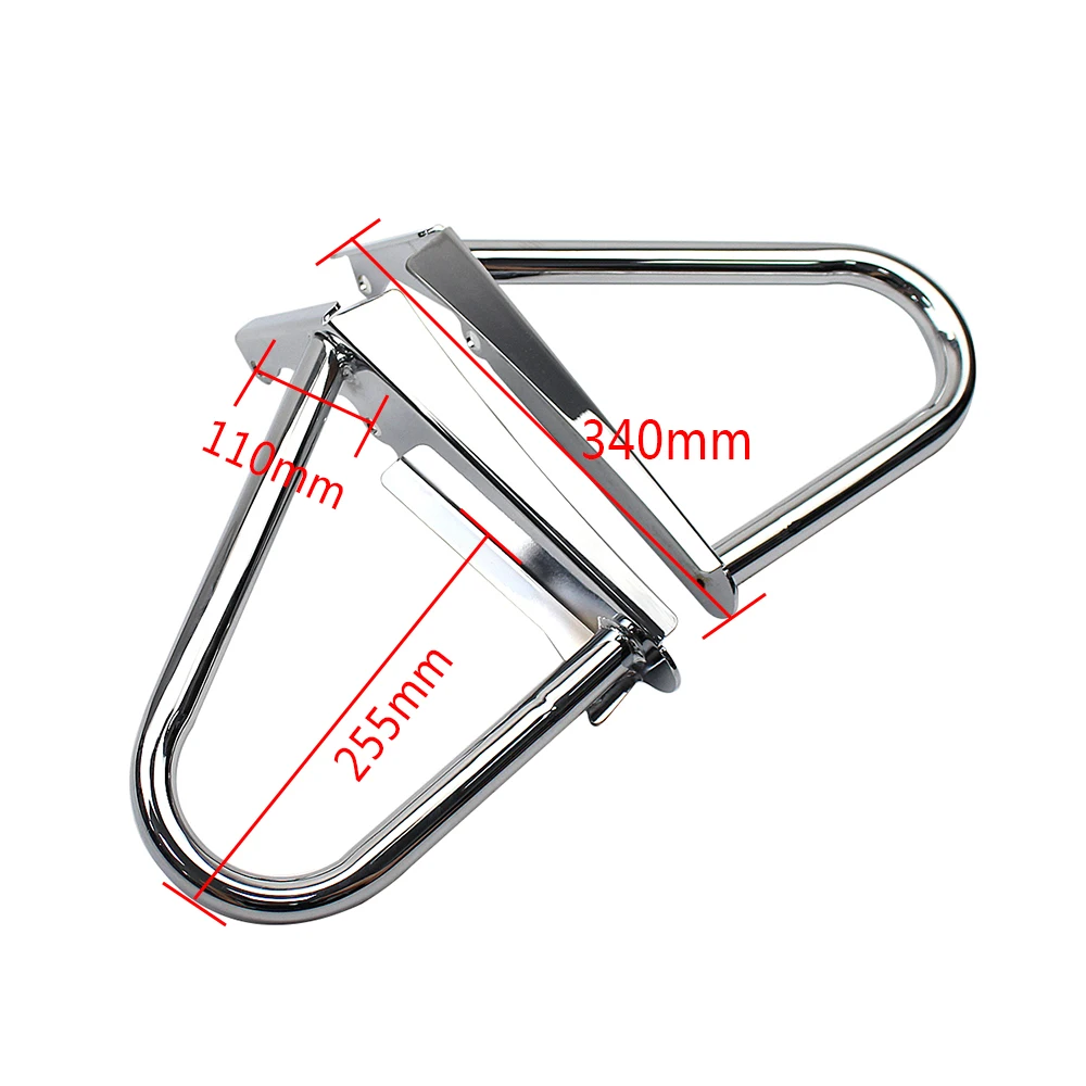 Chrome/Black Highway Crash Bar Safety Protection Bumpers Motorcycle Engine Guard Protection For Suzuki Boulevard M109R 2006-2014