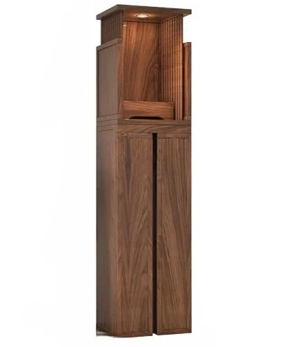 

новый черный орех Бог богатства Святиние Будды Новый китайский стиль Шкаф для одежды Современный алтарь Алтарь Домашний шкаф Бога богатства