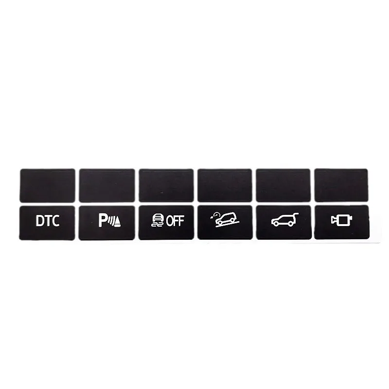 Trunk Switch Electric Eye Radar Anti-skid Button Repair Sticker Suitable for BMW X5 X6 E70 E71