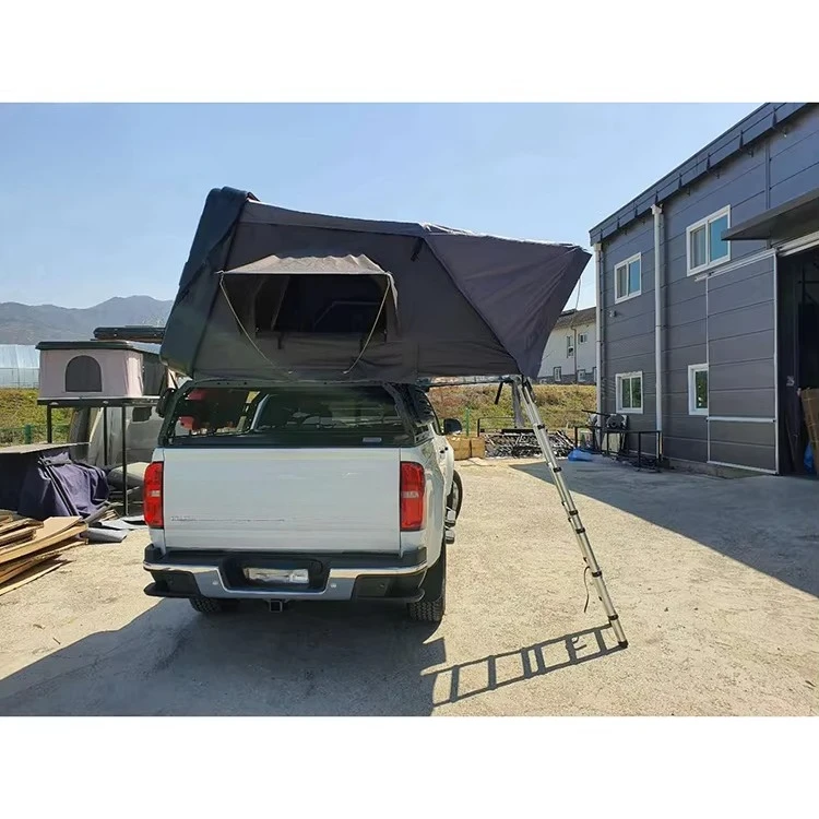 Picture 7: Pop-Up Car Rooftop Tent Oxford Fabric Folding Camper Shell Cover Accessories for 4x4 Camping Tent on Car