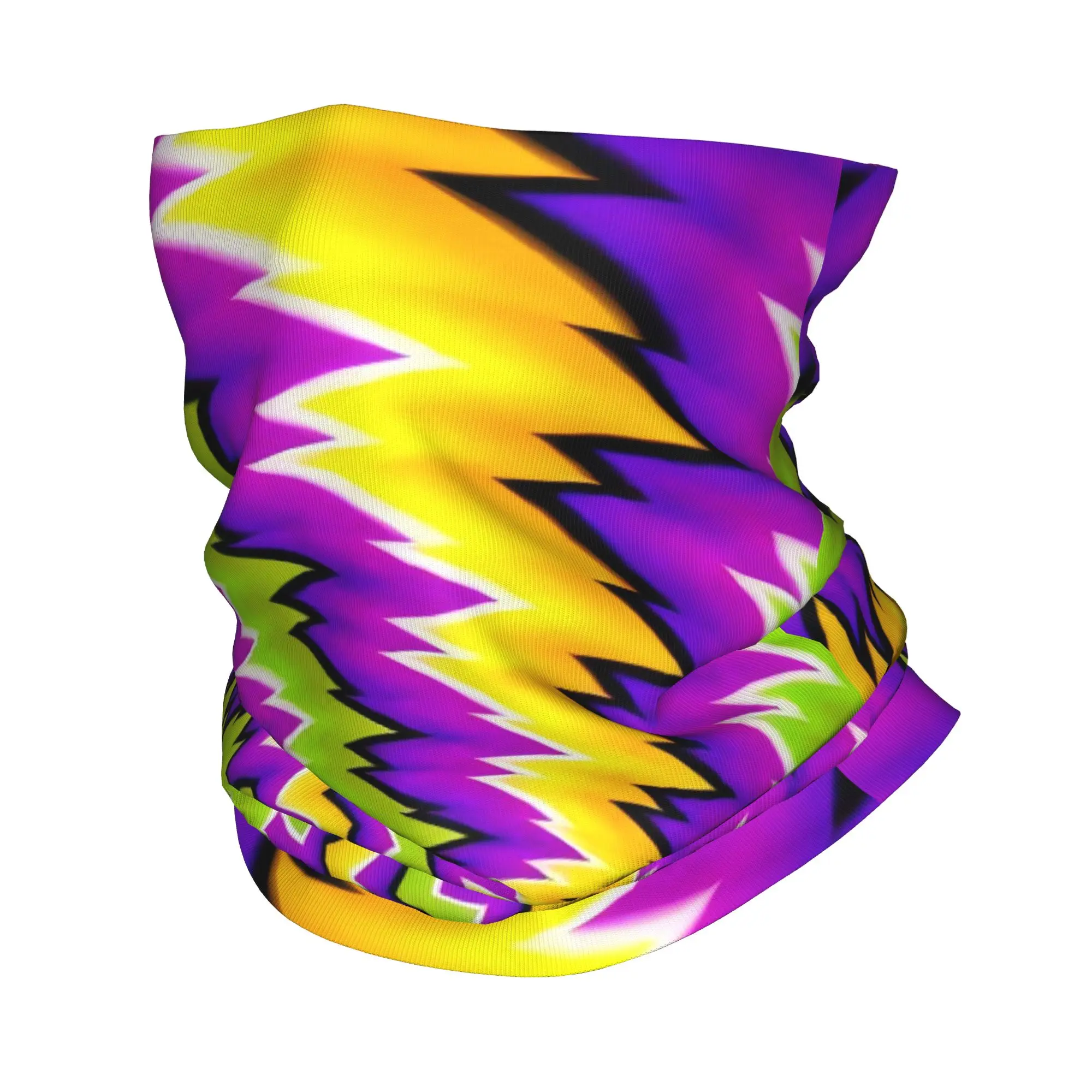 Swirl stripe color block print21 Bandana  Cover Club   Wrap Scarf   Multi-use  Unisex Winter  Neckerchief