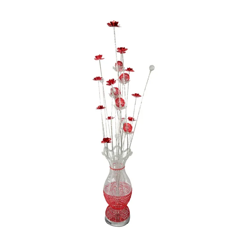 Modern, fashionable, wedding, handmade aluminum led floor lamp, multi-color decoration, home living room