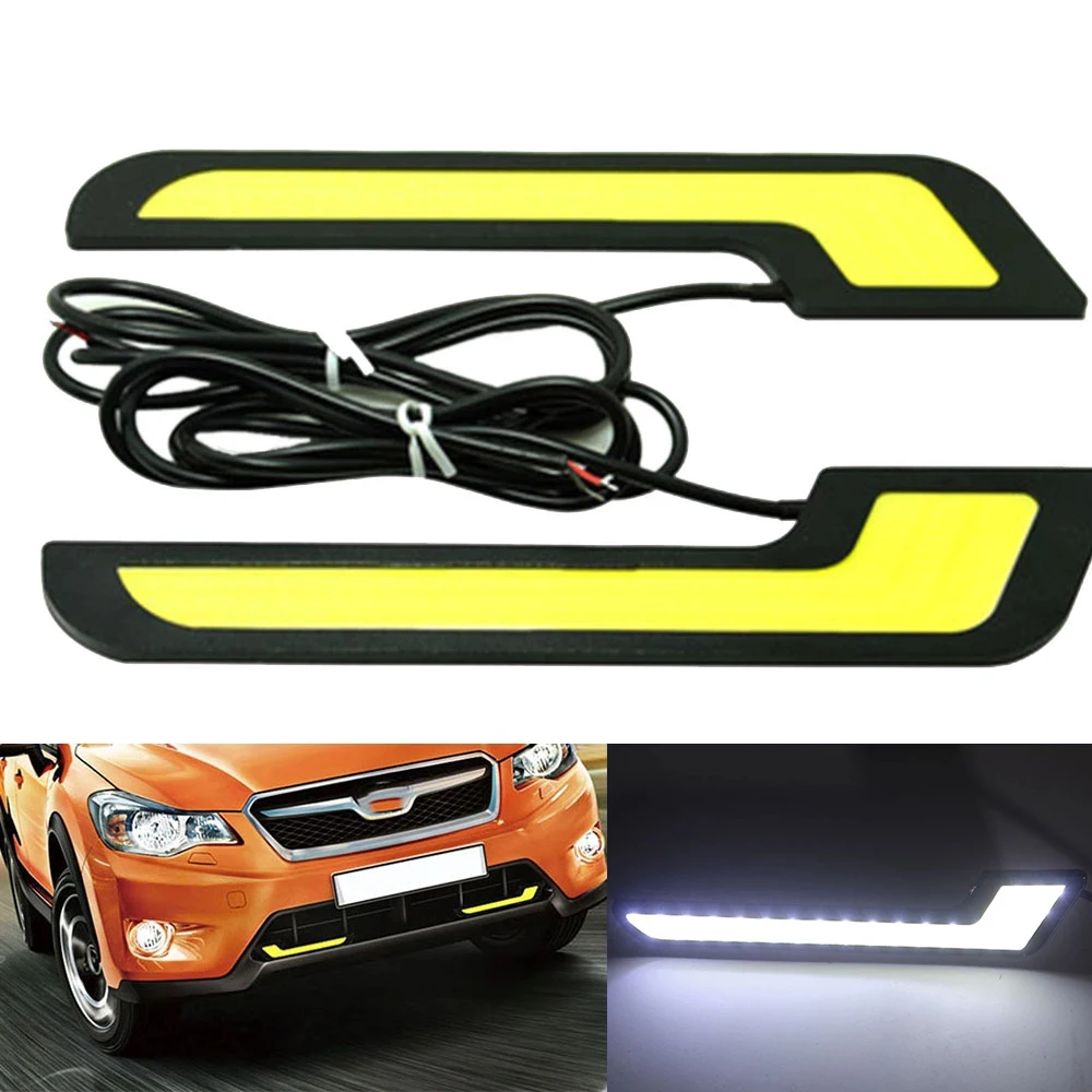 

Super Bright L-Shape COB DRL LED Daytime Running Light for Car Offroad SUV Auto LED External Driving Fog Lamp Car Light Assembly