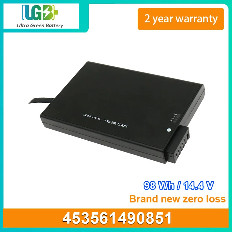 UGB New Battery For Philips 453561490851 4ICR19/65-3 sparq medical battery 14.4V 98Wh