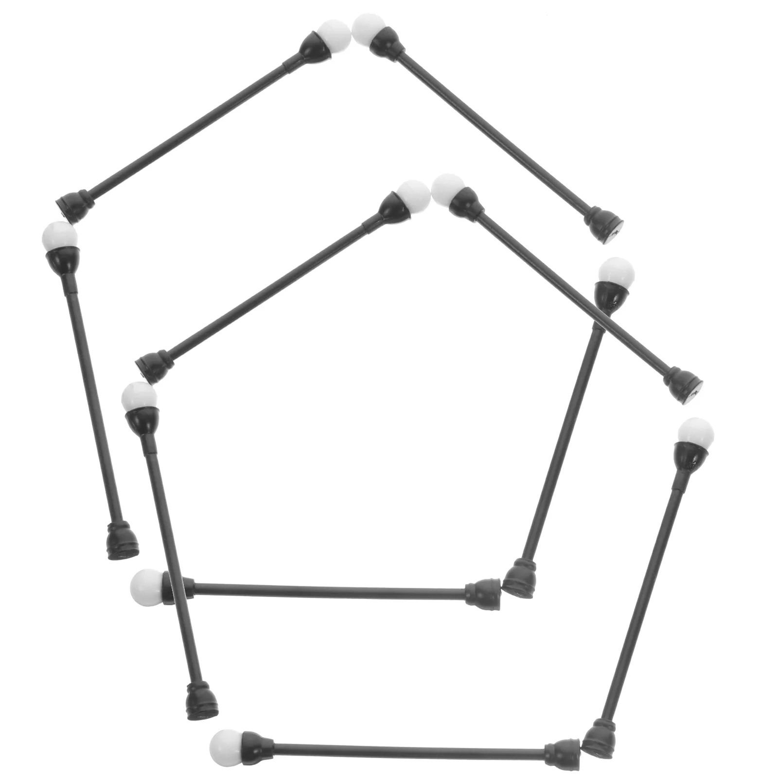 12Pcs Mini Street Lamp Micro Landscape Lighting for DIY Mini House Garden Scene Decorative Road Lamp Park Scene Layout Props