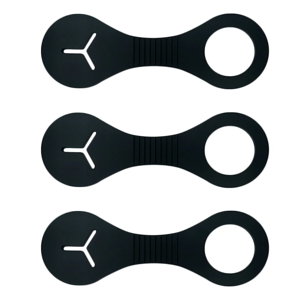 

3Pcs Exquisite Workmanship Pet Poop Bag Racks Easy Carry Leash Waste Carrier Holders Perfect Details Outdoor Use