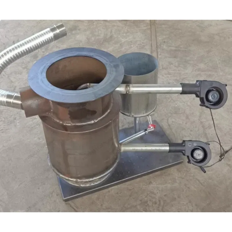 Hot Air Stove Double-layer Warm Air Waste Oil Vaporization Furnace Double-layer Heating and Warming Fast Waste Oilheatingfurnace