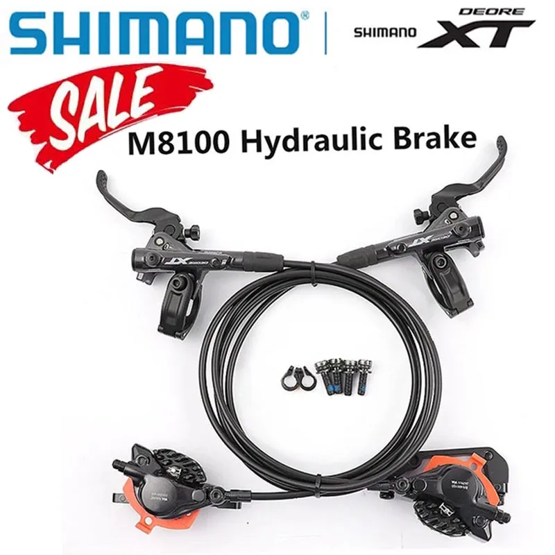 Shimano-マウンテンバイク用油圧ディスクブレーキセット,オリジナル 