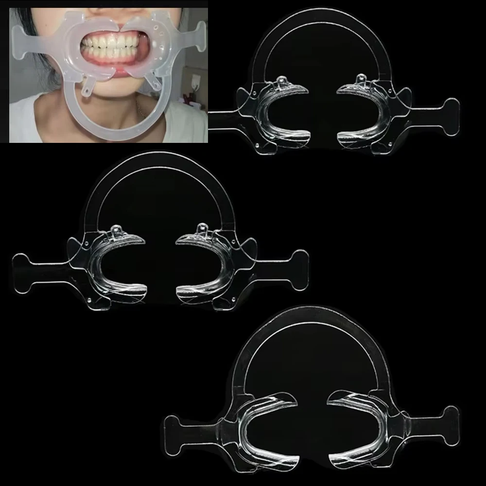 

Premium Dental Cheek Retractor C Shape - Teeth Whitening Mouth Opener Orthodontic Lip Spreader for Dental Clinics & Home Use