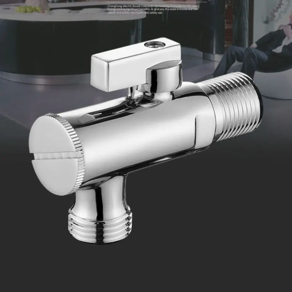 

Stainless Steel Water Diversion Valve Water Saving Anti-corrosion Washing Machine Faucet Easy To Install Space Saving
