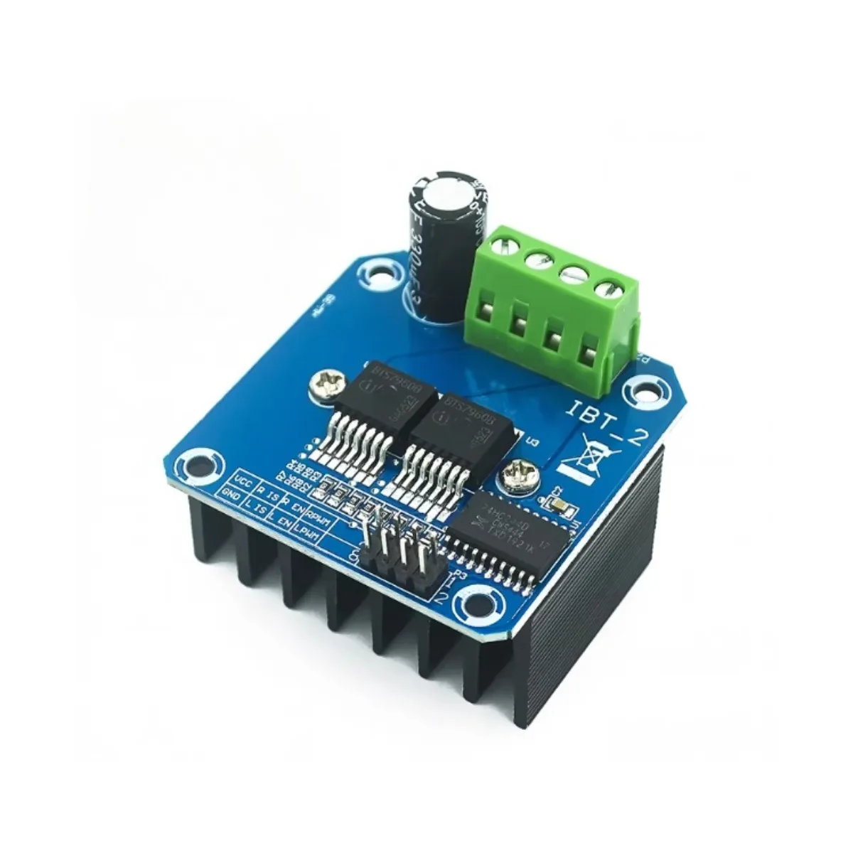 High-power smart car motor drive module BTS7960 43A semiconductor refrigeration drive for
