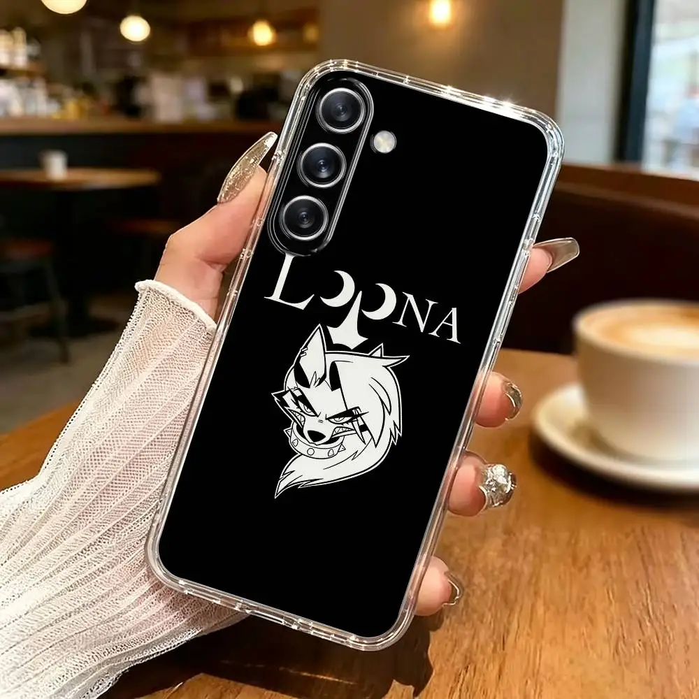 Hell-B L-Loona Wolf Girl Phone Case For Samsung Galaxy A91,80,73,72 ,71,53,52,32 ,31,22,21s,20,Transparent Soft Case