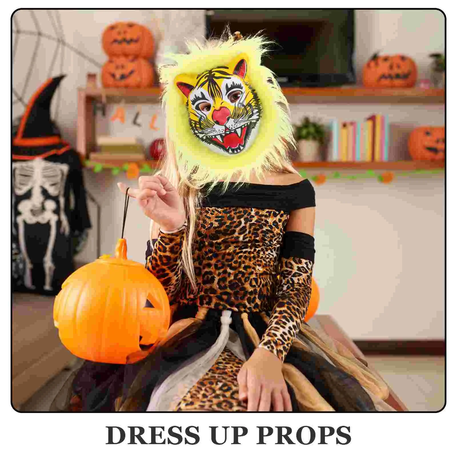 Tiger Mask Halloween Animal Cosplay Masquerade Party Favors for Decorations Ball Costume Masks