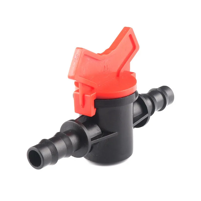 20pcs 16mm PE Pipe Ball Valve Micro Irrigation Hose Socket Type Garden Water Connector Drip Irrigation System Control Valve