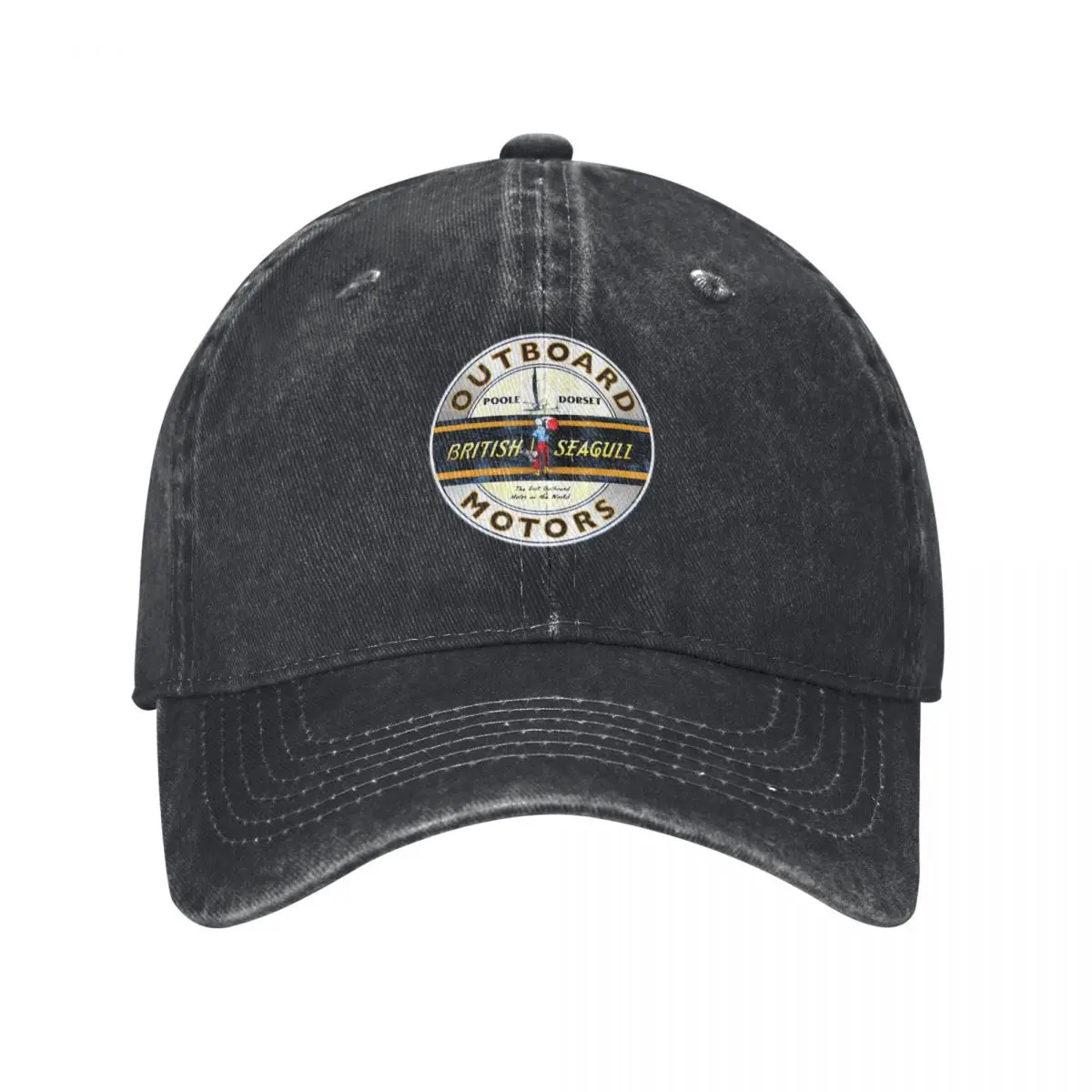 British Seagull Outboard Motor Baseball Cap Designer Hat Dropshipping Male Women's